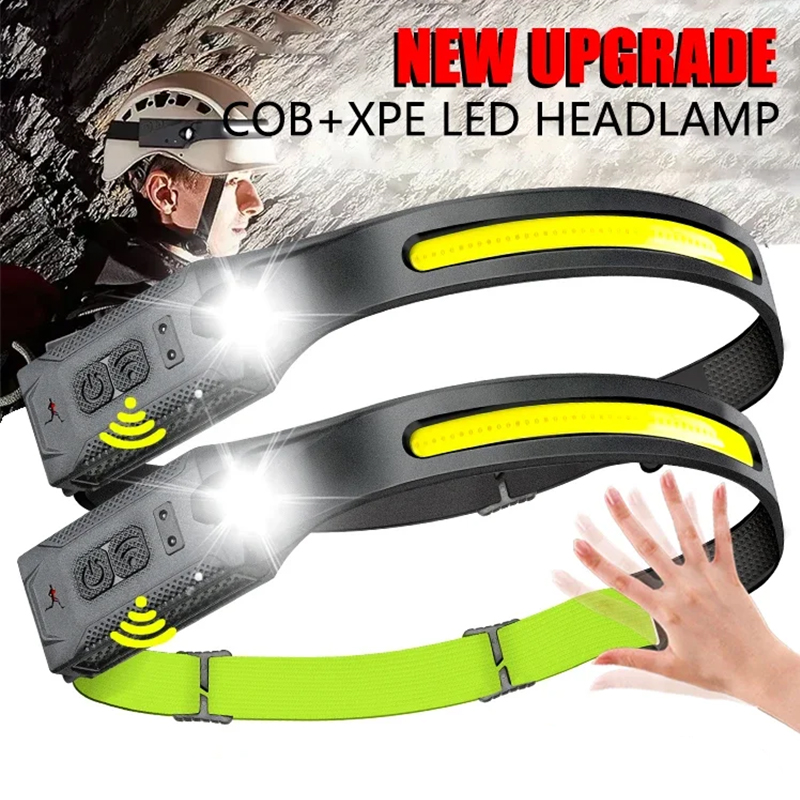 Running Headlamp - Светодиодный налобный фонарь, перезаряжаемый через USB,