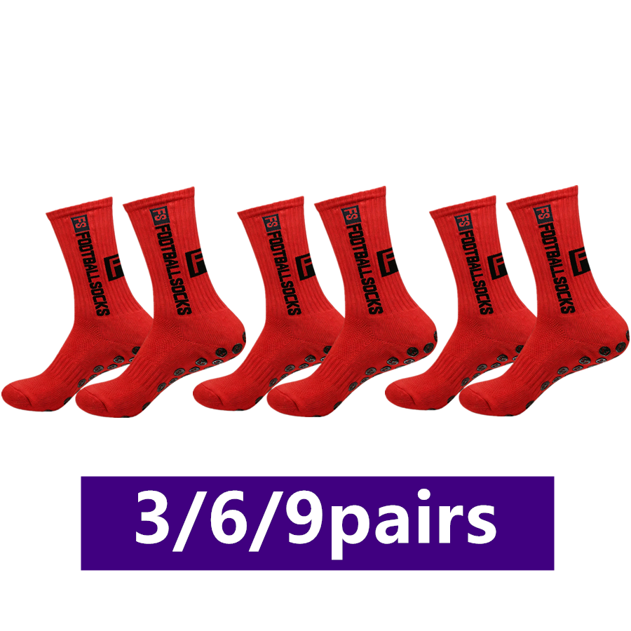 Sports Socks - 3/6/9 пар унисекс-носков с противоскользящим покрытием