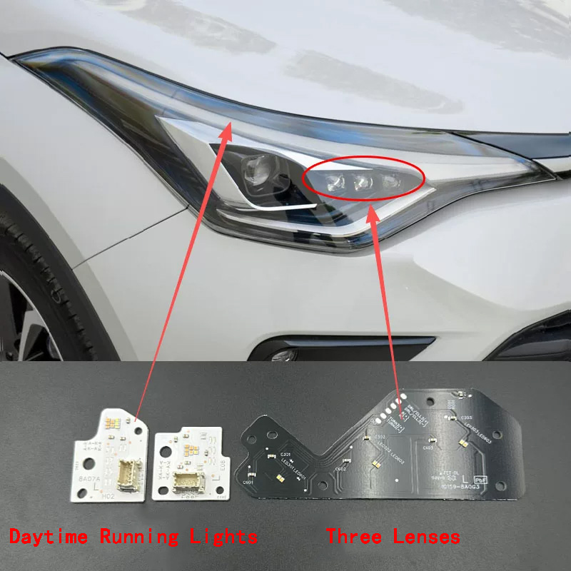 Для Toyota C-HR 2021–2023: Дне – обзор и цена Running Headlamp