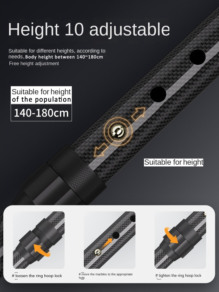 Ультралегкая телескопическая т – обзор и цена Trekking Pole Carbon